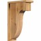 Ekena Millwork Del Monte Rough Sawn Corbel w/Backplate, Western Red Cedar, 6"W x 14"D x 22"H COR06X14X22DEL01RWR - alternate 1